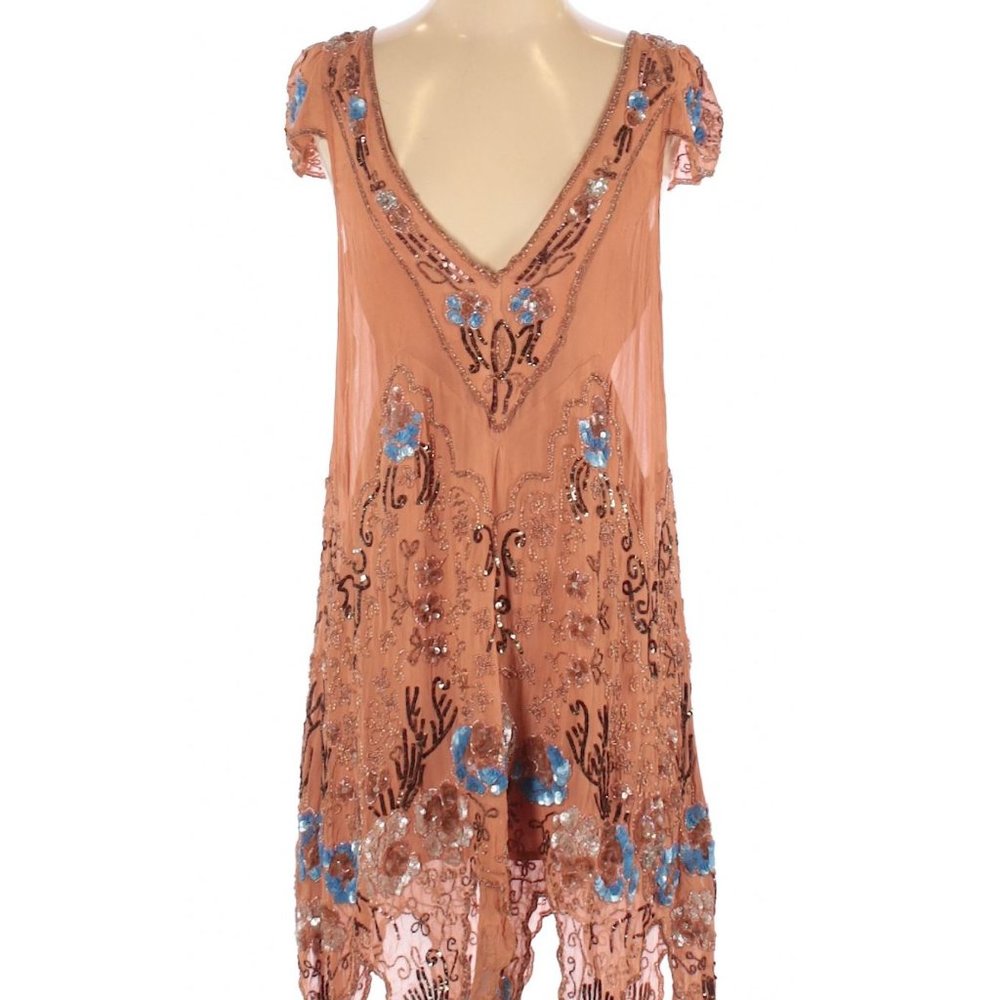 Free People Magic Garden Embellished Slip Dress XS - Picture 4 of 4